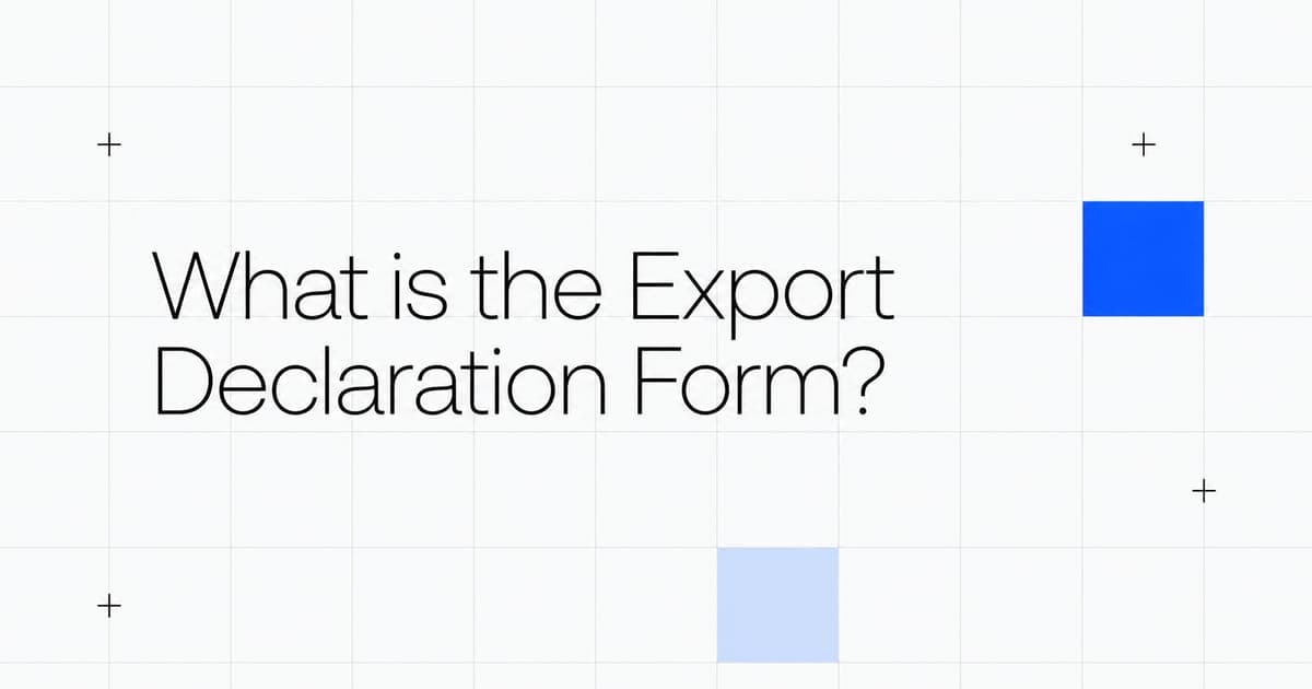 Export Declaration Form in India: Freelancer Guide