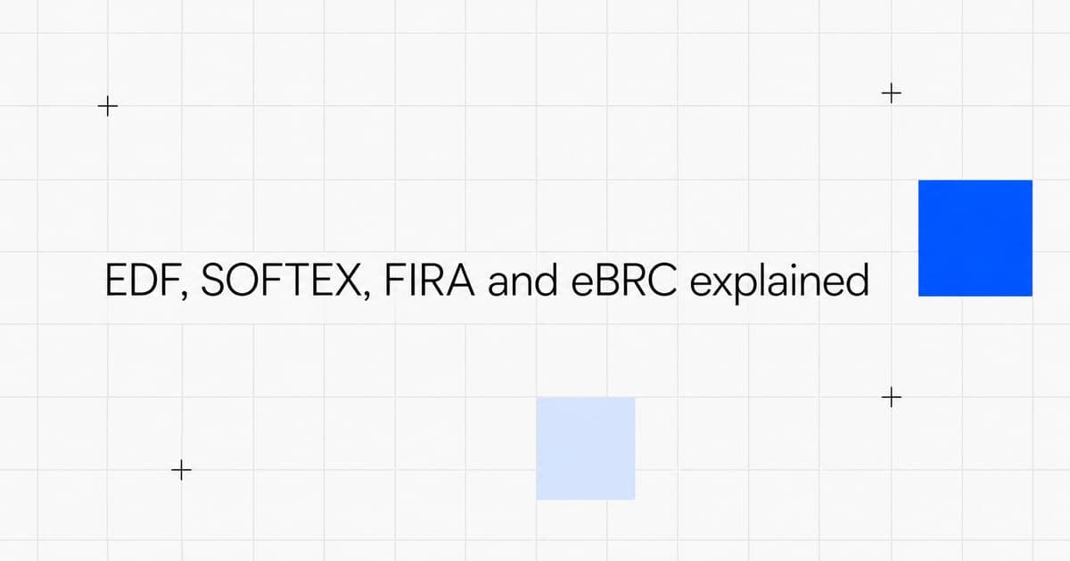 EDF, SOFTEX, FIRA and eBRC: Export Documents Explained