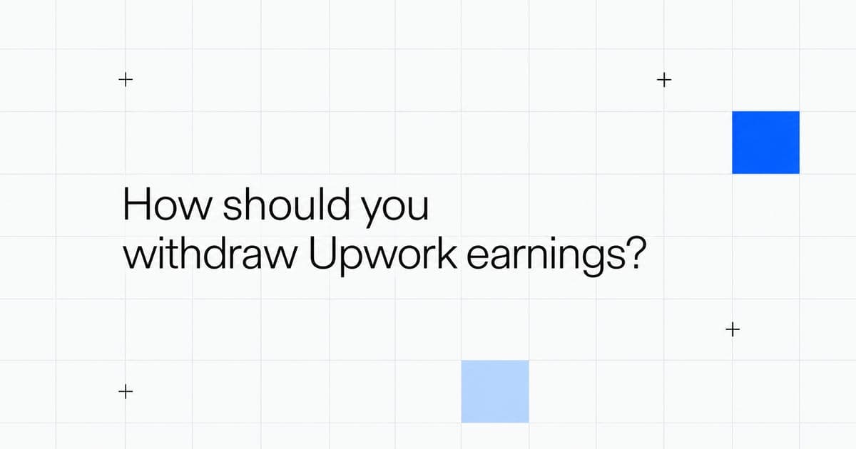 How to Withdraw Upwork Earnings in India: Costs Compared